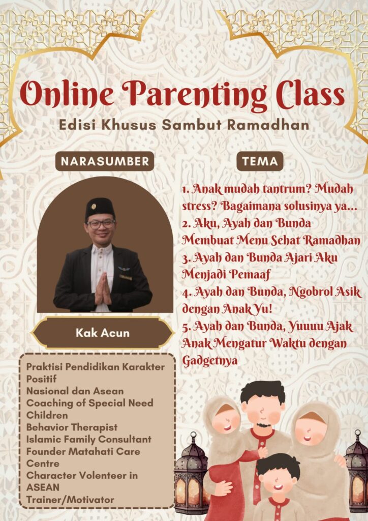 Online Parenting Class Edisi Khusus Sambut Ramadhan